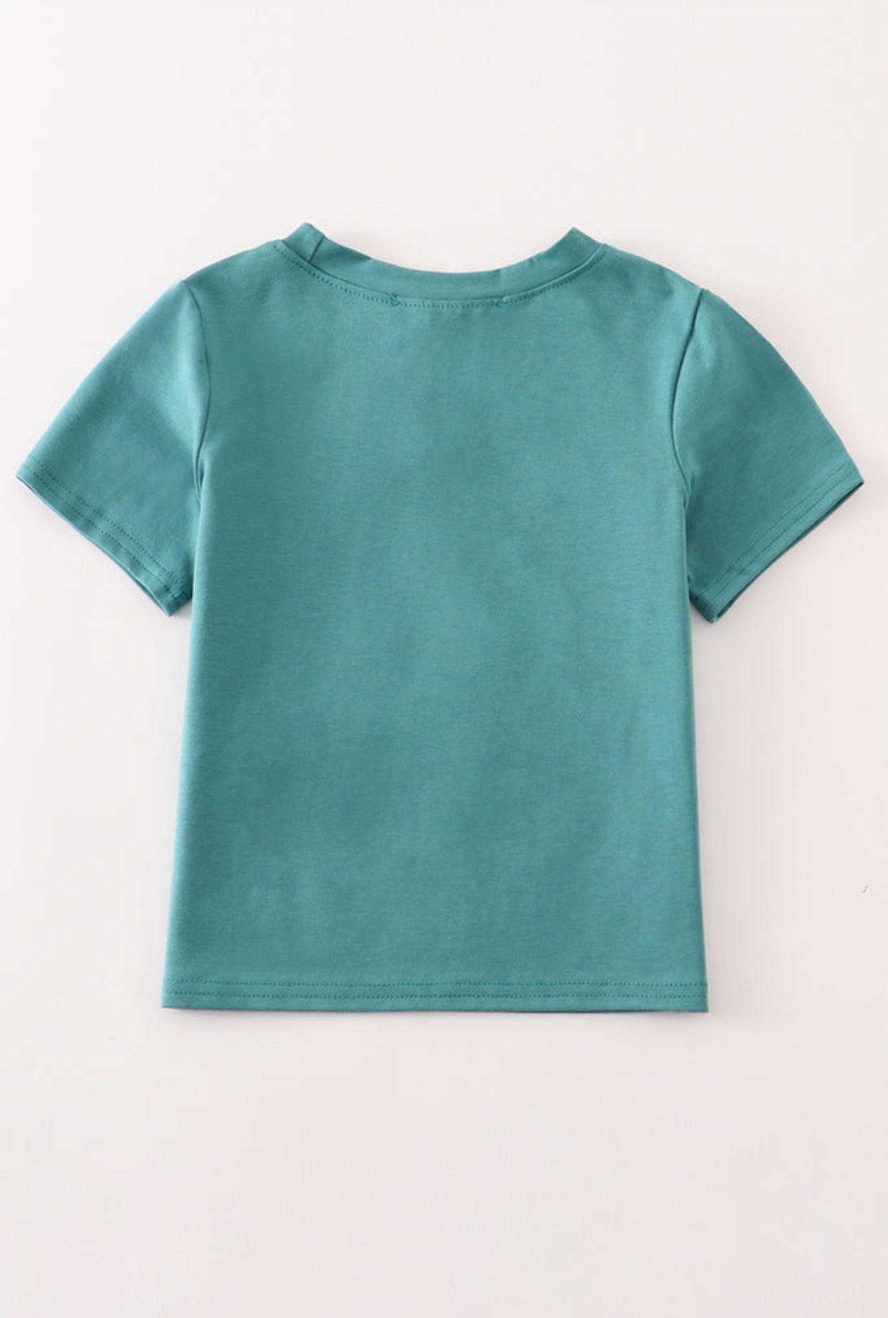 Green happy birthday embroidery boy top - 5t