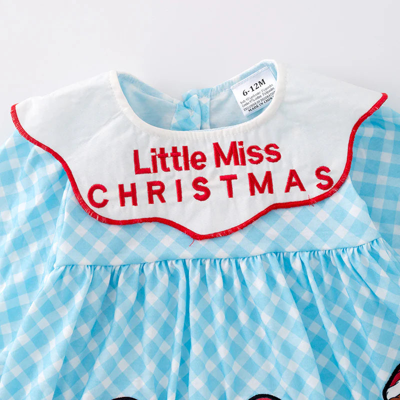 Princess Christmas appliqué bloomer set