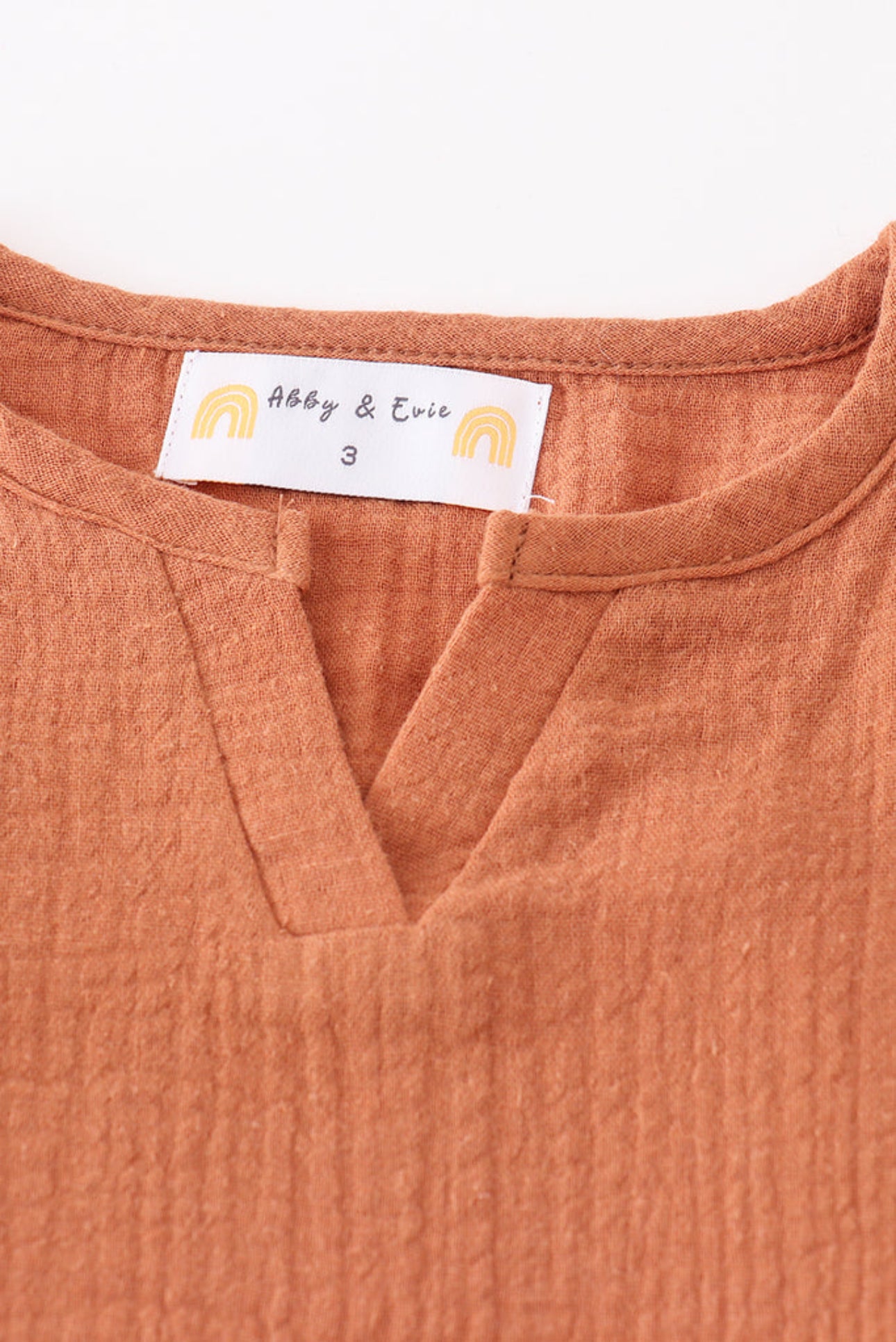 Premium Caramel muslin boy set - 4t