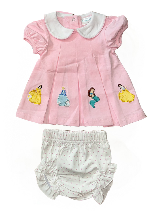 Applique princess bloomer set - 3m