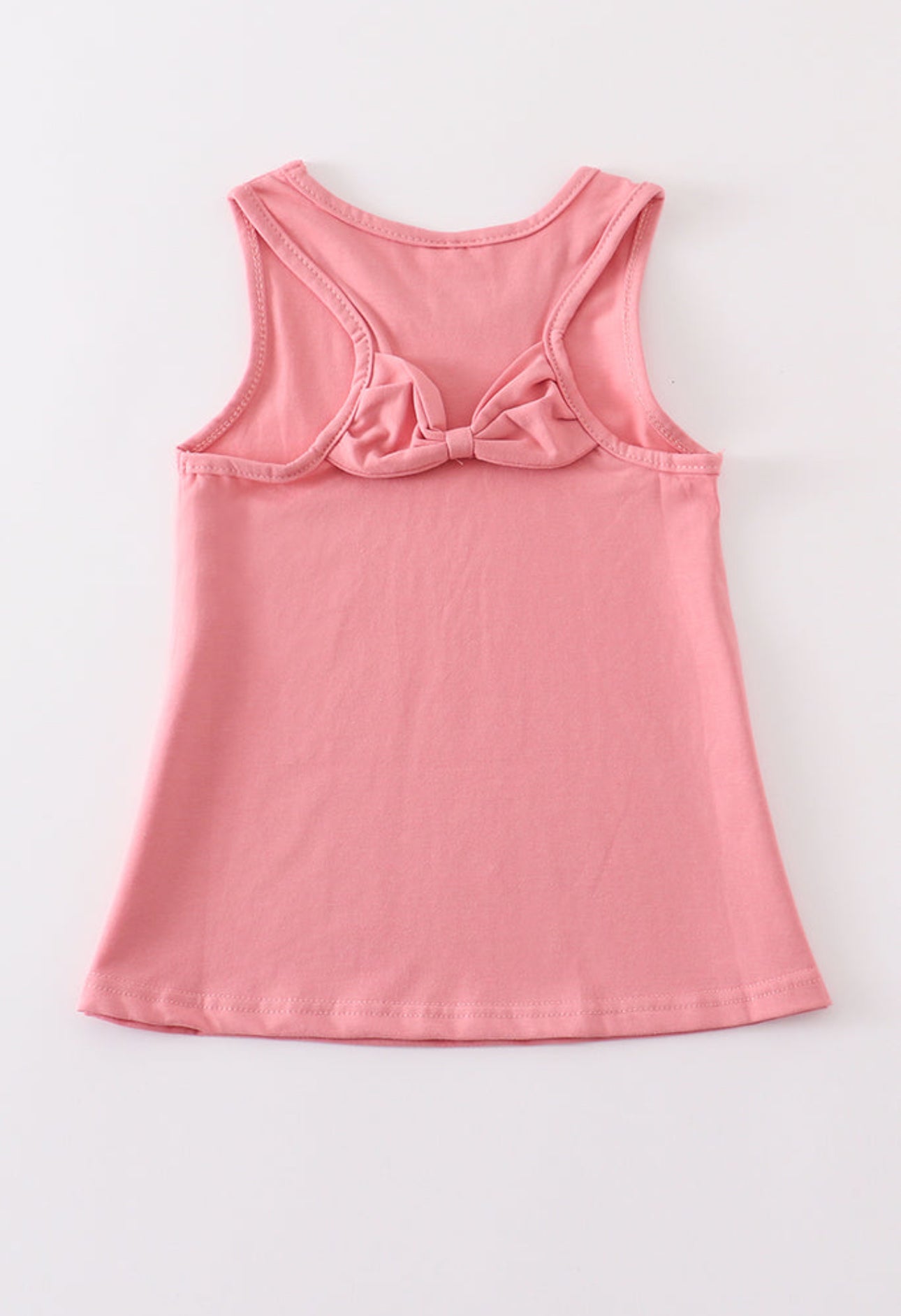 Mauve blank basic kids tank top - 8yr