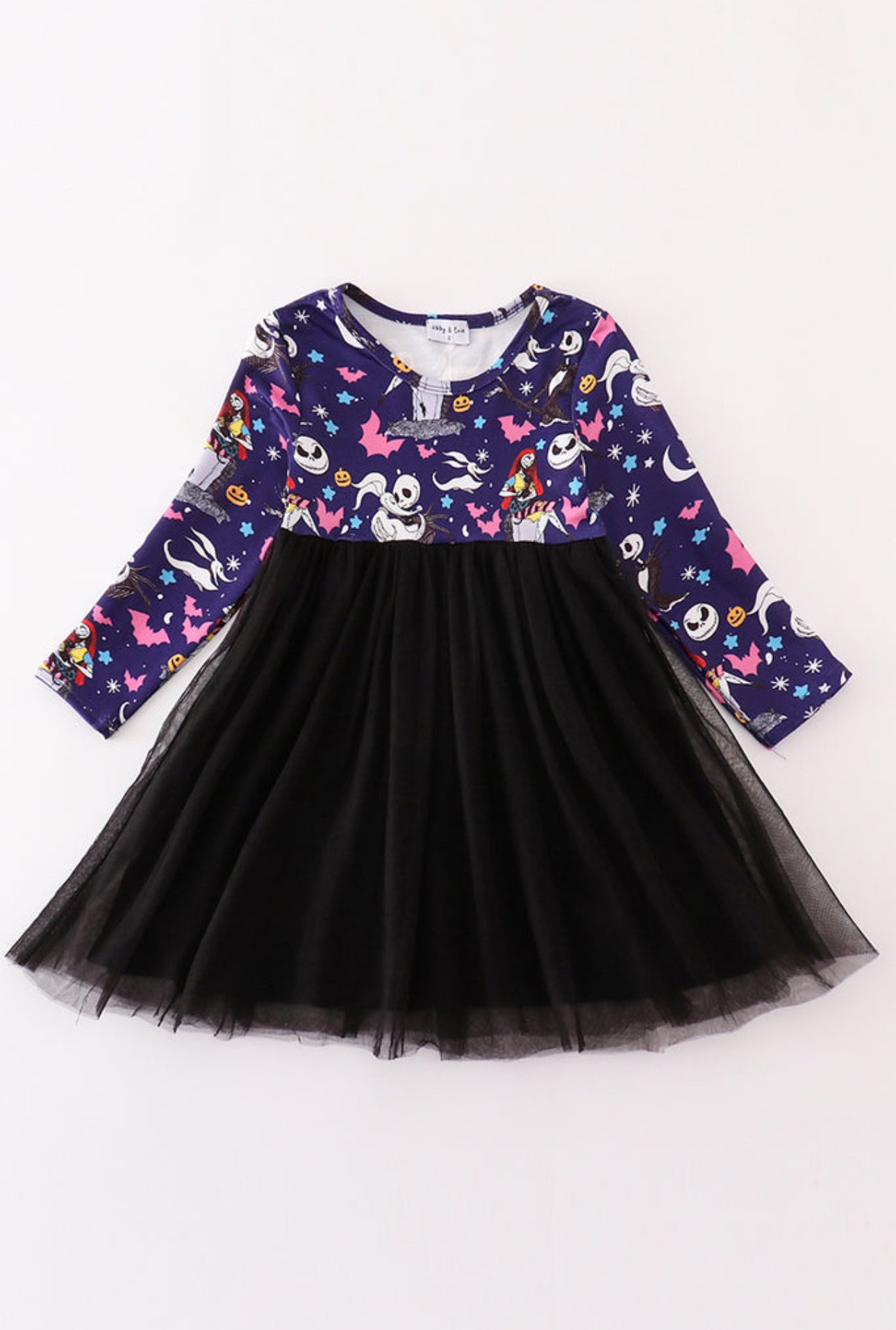 Black halloween ghost tutu dress - 4t