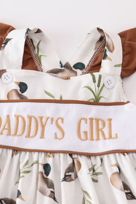 Daddy’s girl mallard dress - 12m