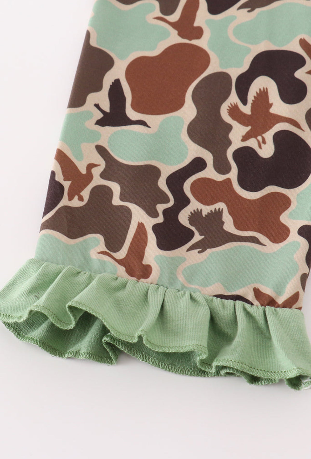 Camouflage print girl set