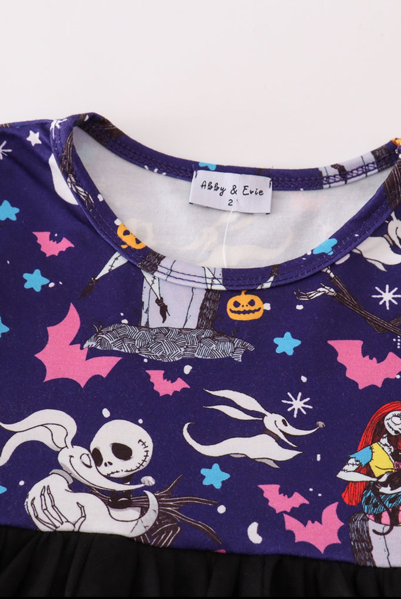 Black halloween ghost tutu dress - 4t