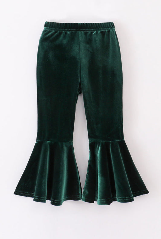 Premium Forest velvet bell pants - 4t