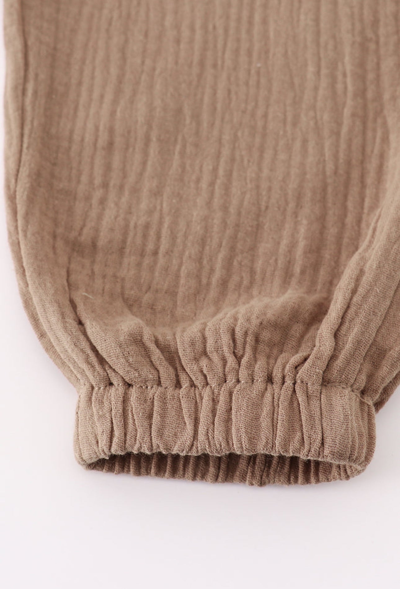Premium Caramel muslin boy set - 4t