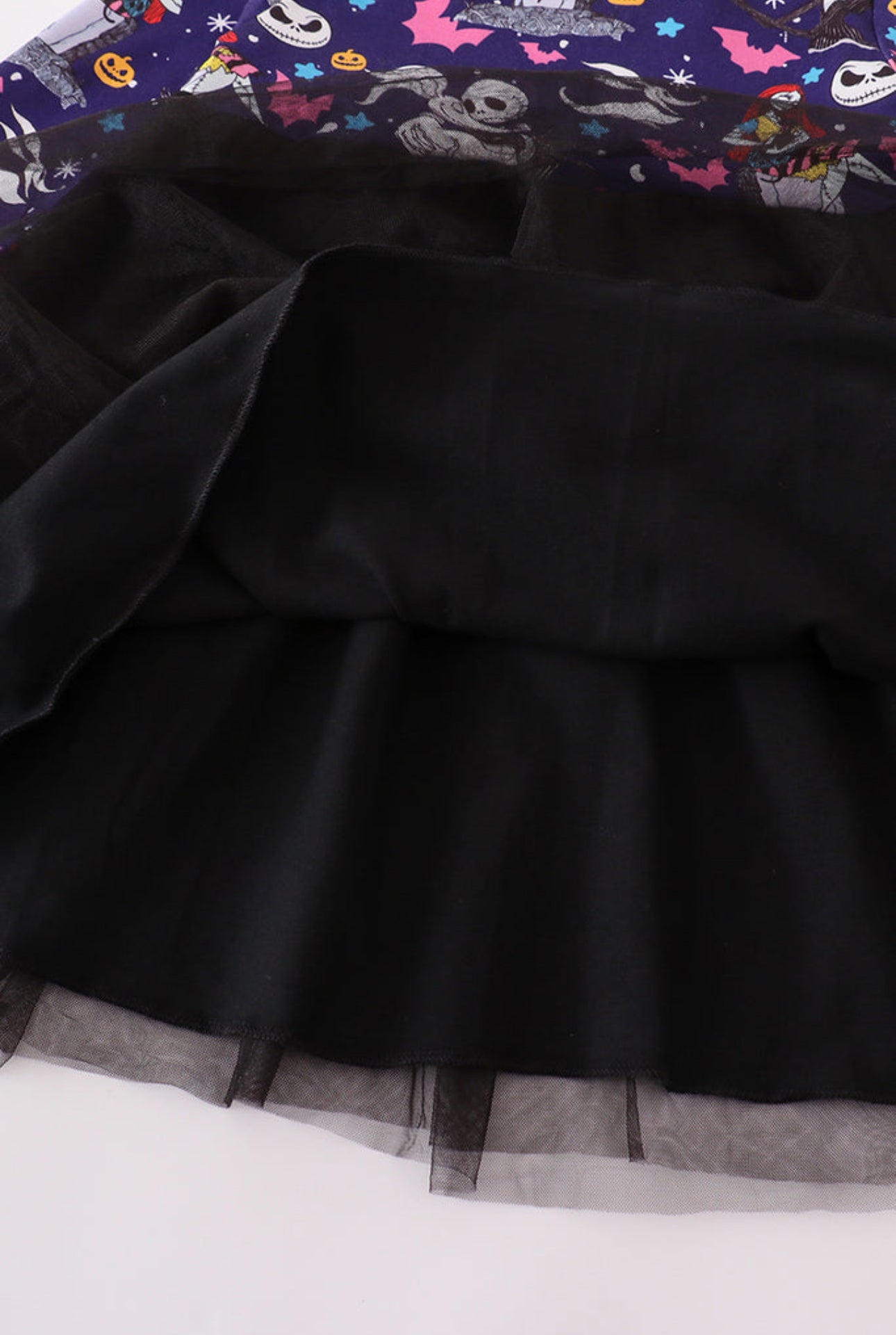 Black halloween ghost tutu dress - 4t