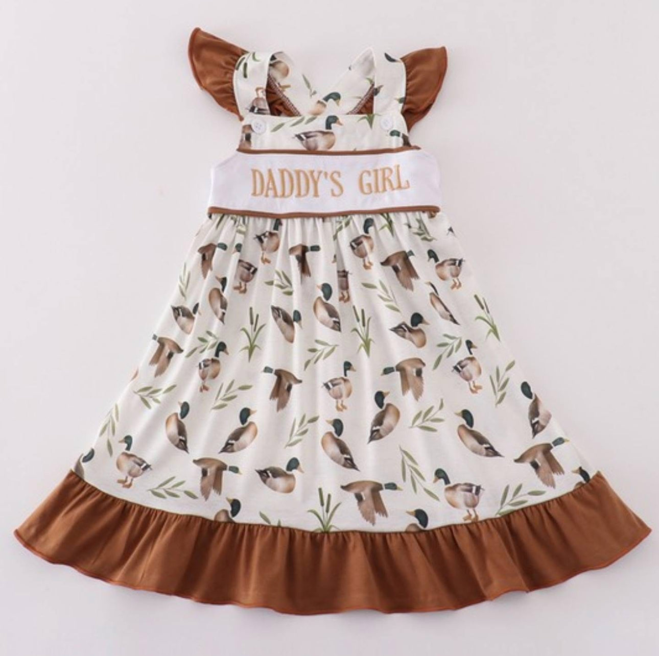 Daddy’s girl mallard dress - 12m