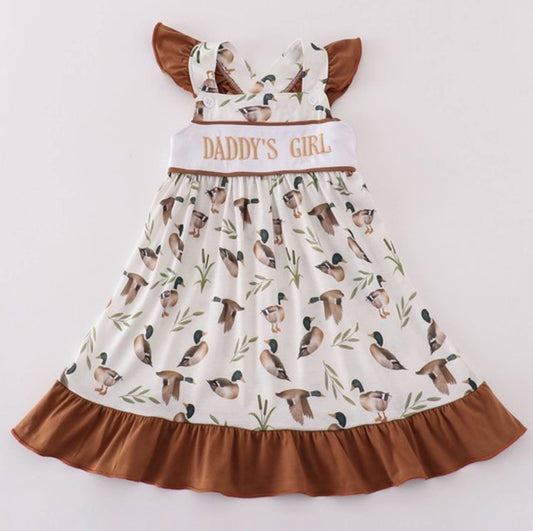 Daddy’s girl mallard dress - 12m