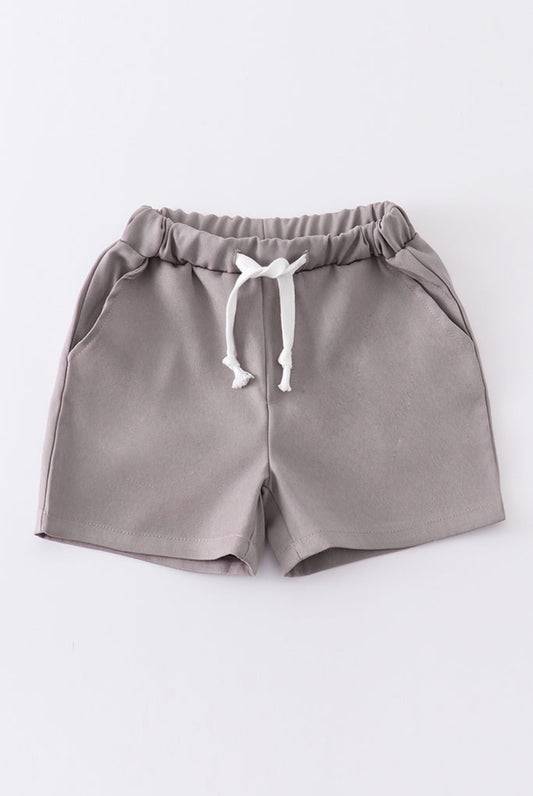 Premium Grey pocket shorts - 7y